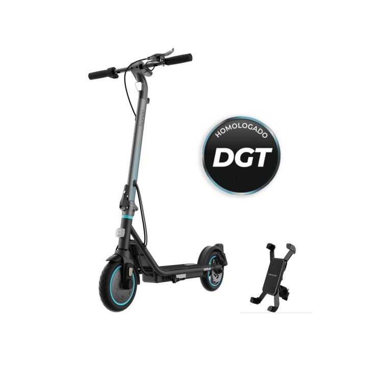 Cecotec Bongo Serie D20 Mobile Patinete Electrico - 250W - Autonomia 20km - Ruedas de 8.5” - Frenos Electricos y de Disco - Homo