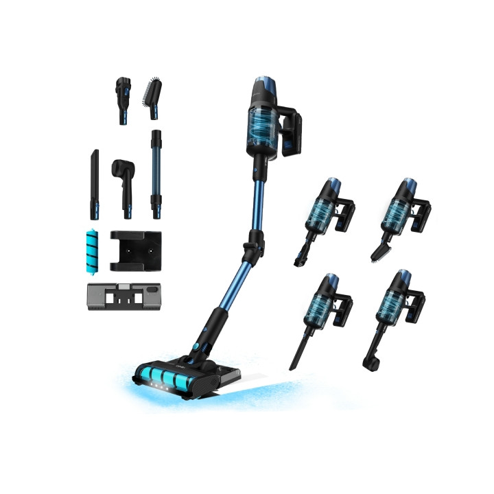 Cecotec Conga Rockstar 8500 Infinity ErgoWet Animal T Aspirador Escoba Vertical sin Cable - 680W - 30kPa - Autonomia 100min - Ce