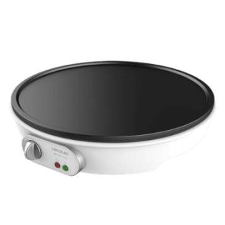 Cecotec Fun Crepelicious Crepera Electrica 1000W - Revestimiento Antiadherente - Potencia Regulable - Diametro de 30