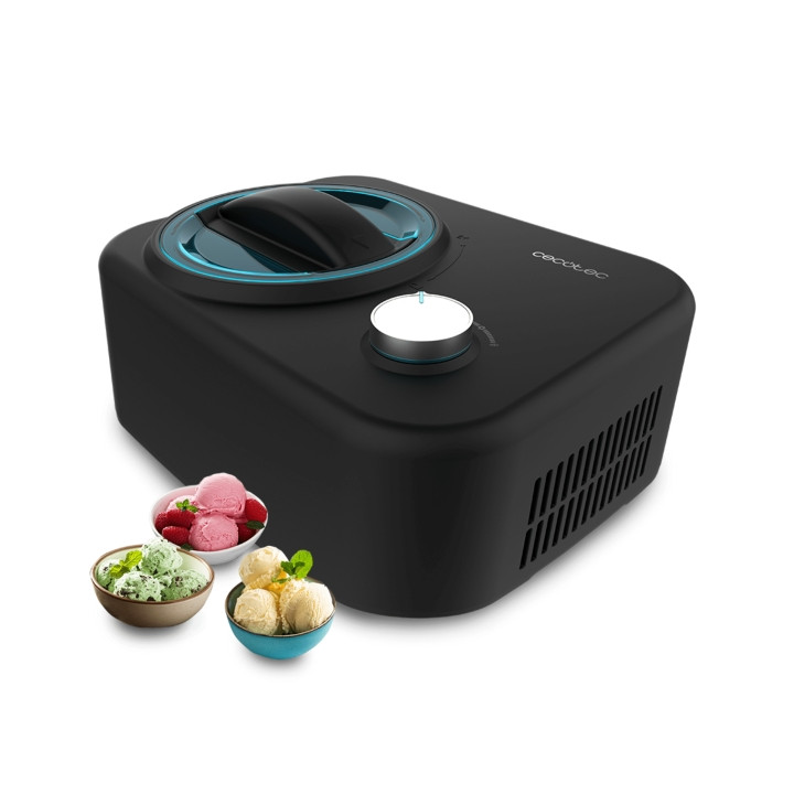 Cecotec Gelacy 800 Heladera - Potencia de 100W - Capacidad de 0.8L - Sistema de Compresor - Cuenco Extraible - Preparacion en 60