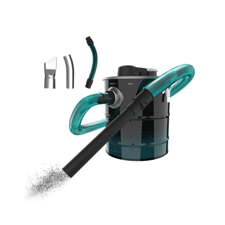 Cecotec Conga Ash 4000 Advance Aspirador de Cenizas - 1200W - Acero Inoxidable - Succion 14kPa - Capacidad 20L - Tubo Metalico -
