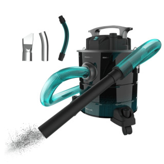 Cecotec Conga Ash 5000 EasyGo Aspirador de Cenizas - 1200W - Succion 18kPa - Capacidad 20L - Ruedas y Asa para Transporte - Tubo