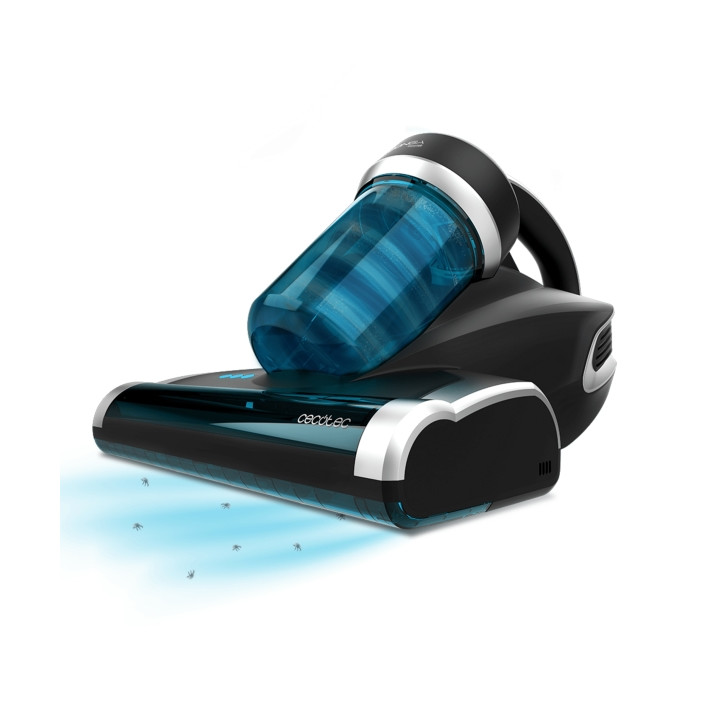 Cecotec Conga 7000 Mattress Aspirador de Colchones - 700W - Luz Ultravioleta - Aire Caliente - Cepillo Motorizado - Succion 12kP