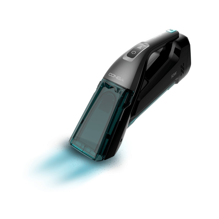 Cecotec Conga Hand Carpet and Spot Clean 1500 Aspirador de Mano para Tapiceria - Doble Deposito - Autonomia 20min - Cepillo de C