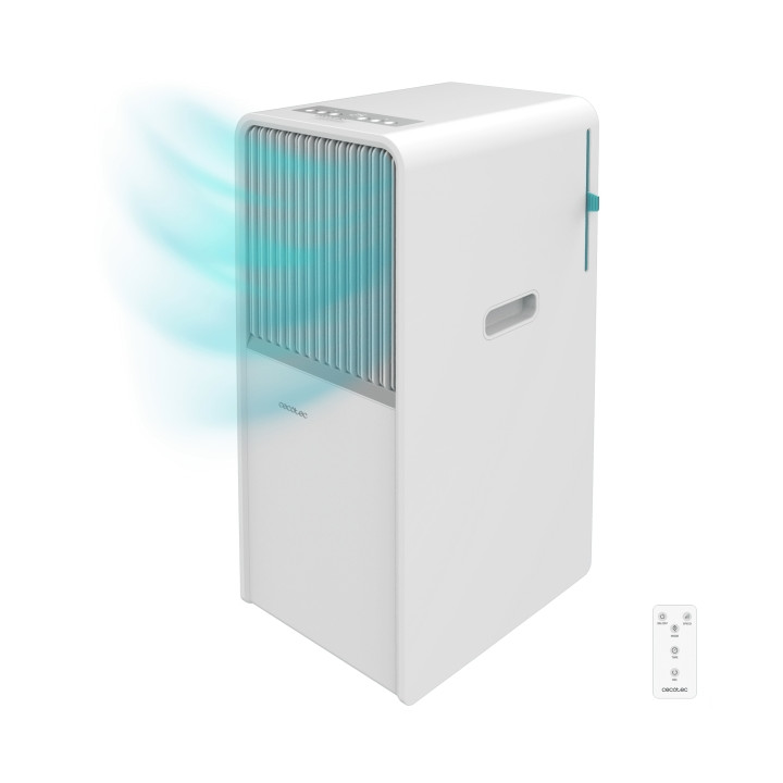 Cecotec ForceClima 7150 Aire Acondicionado Portatil - 1750 Frigorias - 7000 BTU - Cobertura hasta 20m2 - 4 Modos - Tactil - Pant