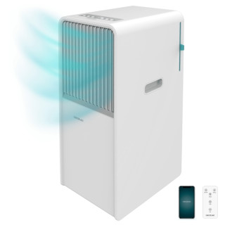 Cecotec ForceClima 7550 Aire Acondicionado Portatil - 1750 Frigorias - Capacidad 7000 BTU - WiFi y Remoto - Panel Tactil LED - 4