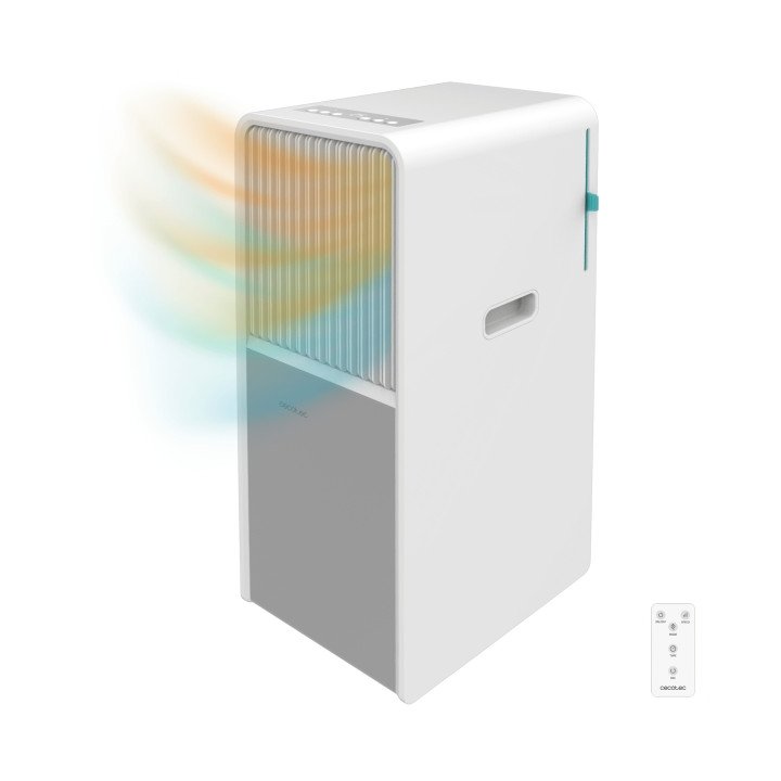 Cecotec ForceClima 9450 Aire Acondicionado Portatil - 2250 Frigorias - 9000 BTU - Cobertura 25m2 - Bomba de Calor - Mando a Dist