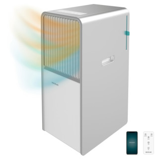 Cecotec ForceClima 1285 Aire Acondicionado Portatil - 3000 Frigorias - 12000 BTU - Bomba de Calor - WiFi - Tactil - Ruedas 360º