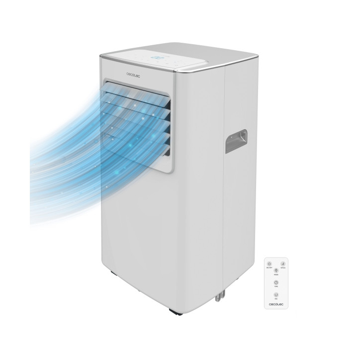 Cecotec ForceClima 7100 Aire Acondicionado Portatil - 780W - 1750 Frigorias - Capacidad 7000 BTU - Silencioso - Mando a Distanci