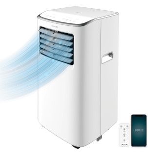 Cecotec ForceClima 7500 Aire Acondicionado Portatil - 792W - 1750 Frigorias - Capacidad 7000 BTU - Silencioso - Mando a Distanci