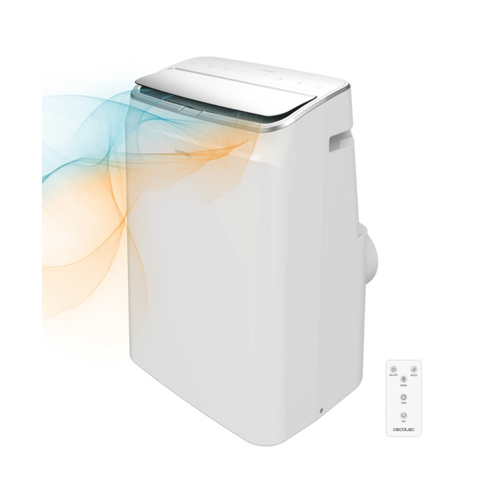 Cecotec ForceClima 1260 Aire Acondicionado Portatil - 1350W - 3000 Frigorias - 12000 BTU - Bomba de Calor - Silencioso - Cobertu