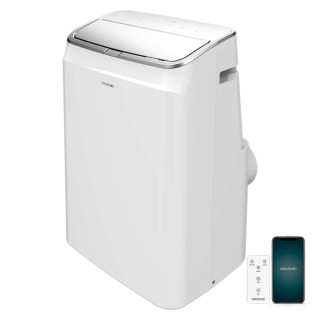 Cecotec ForceClima 1280 Aire Acondicionado Portatil - 1340W - 3000 Frigorias - 12000 BTU - Bomba de Calor - Control Wi-Fi - Sile