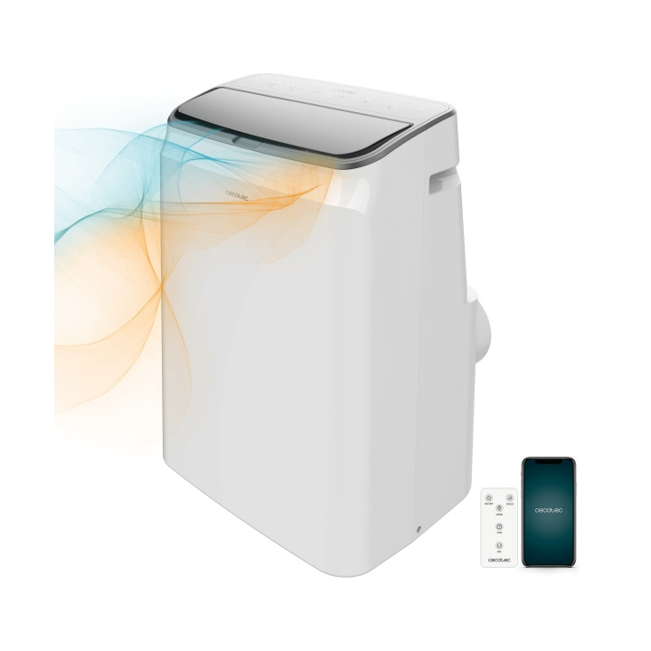 Cecotec ForceClima 1480 Aire Acondicionado Portatil - 1340W - 3500 Frigorias - 14000 BTU - Silencioso - Bomba de Calor - Control