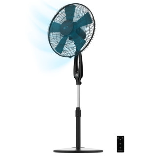 Cecotec EnergySilence 560 Max Smart Ventilador de Pie con 5 Aspas - Potencia de 45W - Diametro de 40cm - Pantalla LED y Mando -
