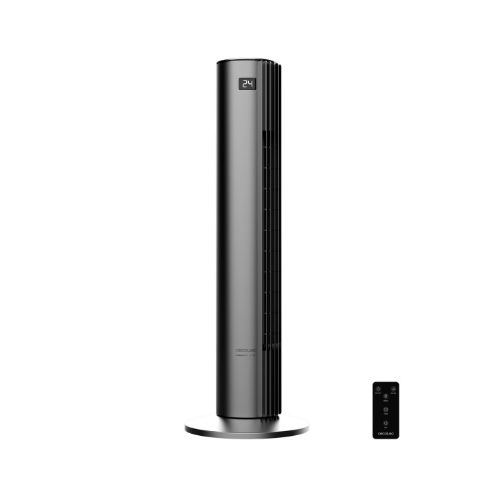 Cecotec EnergySIlence 790 Skyline Smart Ventilador de Torre de 38" de Altura - 45W - Mando a Distancia - Pantalla LED - 3 Veloci