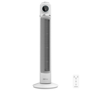 Cecotec EnergySilence 1090 Skyline Retro Smart Ventilador de Torre de 32" de Altura - 40W - Mando a Distancia - Pantalla LED - T