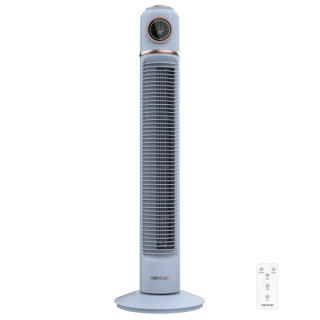 Cecotec EnergySilence 1090 Skyline Retro Smart Ventilador de Torre de 32" de Altura - 40W - Mando a Distancia - Pantalla LED Tac