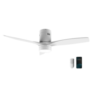 Cecotec EnergySilence 5600 White Aqua Connected Ventilador de Techo con 3 Aspas y Luz - 40W - Diametro de 52" - Wi-Fi - Mando a