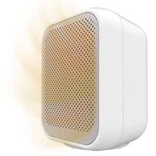 Cecotec ReadyWarm 1500 Max Ceramic Calefactor Ceramico de Sobremesa - Potencia de 1500W - Termostato Regulable - 3 Modos de Calo