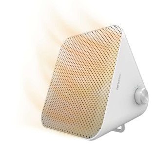 Cecotec ReadyWarm 1500 Max Ceramic Design Calefactor Ceramico de Sobremesa - 1500W - Termostato Regulable - 3 Modos de Funcionam