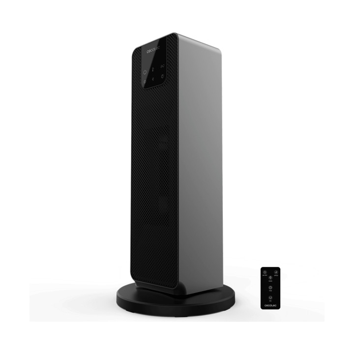 Cecotec ReadyWarm 2000 Max Ceramic Rotate Smart Calefactor Ceramico de Torre - 2000W - Pantalla Digital Tactil - Oscilante - Tre