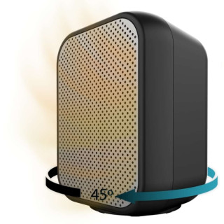 Cecotec ReadyWarm 1500 Max Ceramic Rotate Calefactor Ceramico de Sobremesa - Potencia de 1500W - Termoestato Ajustable - Calient