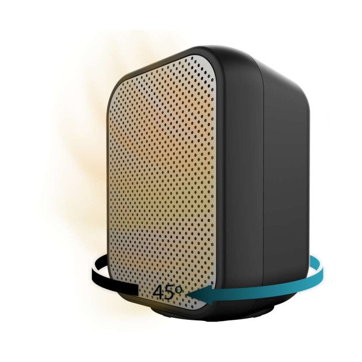 Cecotec ReadyWarm 1500 Max Ceramic Rotate Calefactor Ceramico de Sobremesa - Potencia de 1500W - Termoestato Ajustable - Calient