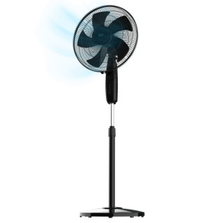 Cecotec EnergySilence 515 MaxFlow Ventilador de Pie con 5 Aspas - 45W - Diametro de 40cm - 3 Velocidades - Temporizador 1H - Osc
