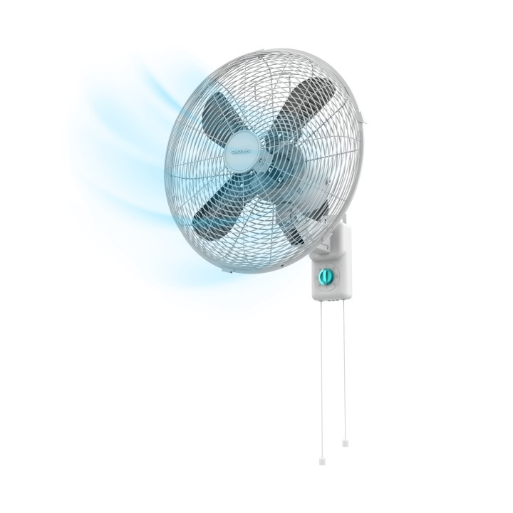 Cecotec EnergySilence 4500 PowerWall Ventilador de Pared - 50W - Diametro de 45cm - 4 Aspas de 16" - 3 Velocidades Ajustables -