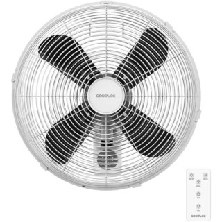 Cecotec EnergySilence 4500 Power Wall Control Ventilador de Pared - 50W - Diametro de 45cm - 4 Aspas de 16" - Pantalla LED - 3 V