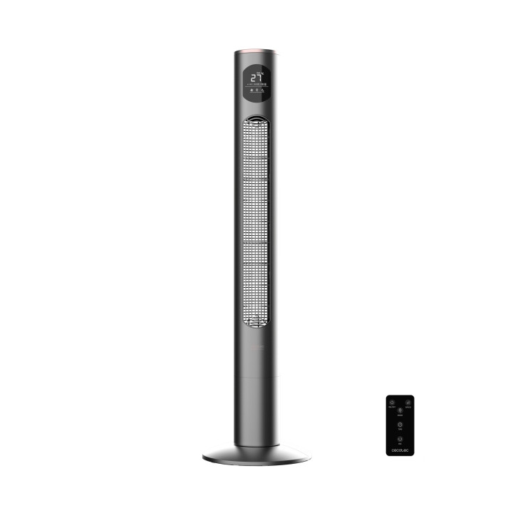 Cecotec EnergySilence 9090 Skyline Smart Ventilador de Torre de 46" de Altura - 50W - Mando a Distancia - Pantalla LED - Tempori