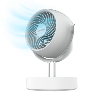 Cecotec EnergySilence 800 Cyclone Desk Portable Ventilador de Sobremesa Inalabrico - 10W - Diametro de 6" - Bateria de 4000mAh -