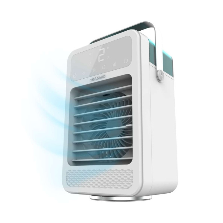 Cecotec EnergySilence 600 DeskChill Rotate Climatizador Portatil de Torre - Deposito 500ml - Tactil - 4 Velocidades - Oscilacion
