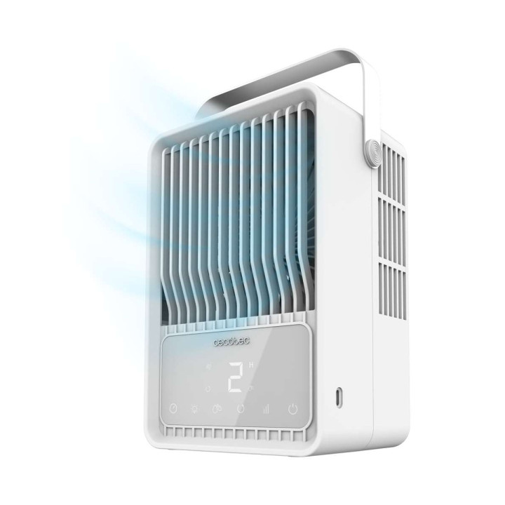 Cecotec EnergySilence 500 DeskChill Smart Climatizador Portatil Compacto - Deposito 500ml - Tactil - Luz LED Multicolor - Tempor