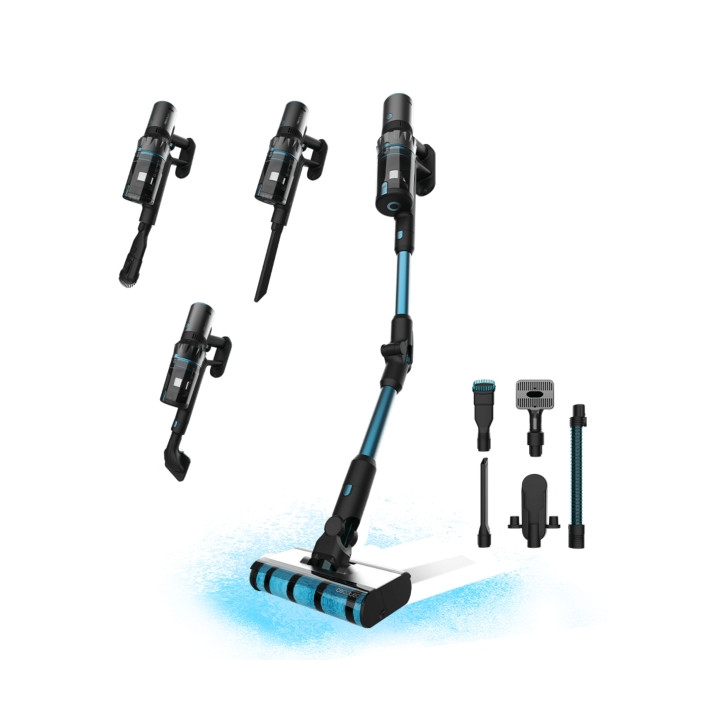 Cecotec Rockstar 5500 Hurricane ErgoTwice Animal Aspirador Escoba Vertical sin Cable - 630W - 30kPa - Autonomia 90min - Motor Ci