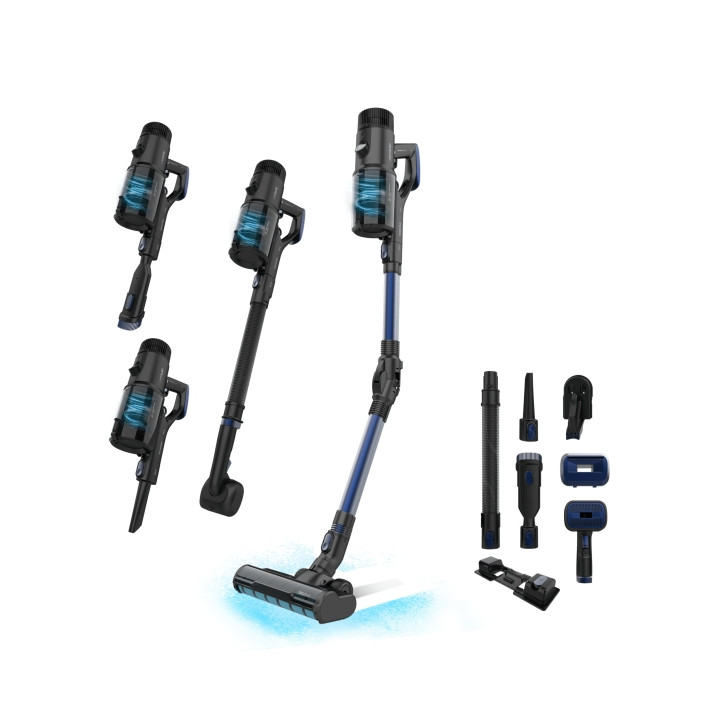 Cecotec Rockstar 6500 Century ErgoWet Animal Aspirador Escoba Vertical sin Cable - 630W - 30kPa - Autonomia 100min - Accesorio F