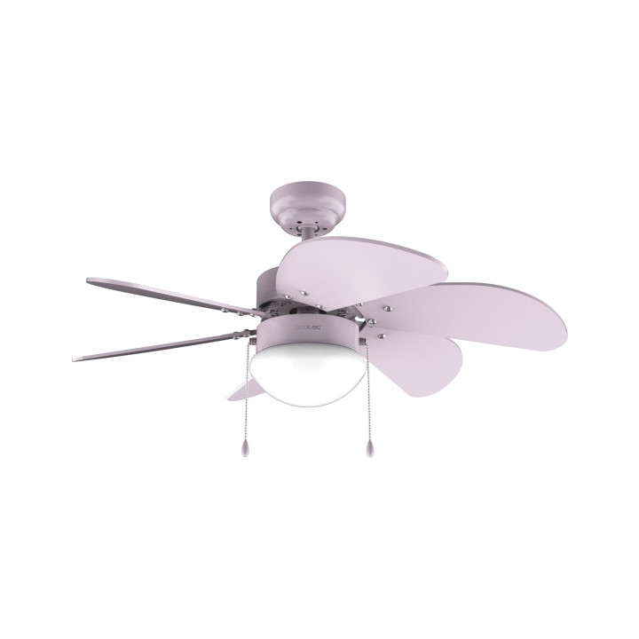 Cecotec EnergySilence Aero 3600 Vision Full Purple Ventilador de Techo con 6 Aspas y Lampara Integrada - 50W - Diametro de 36" -