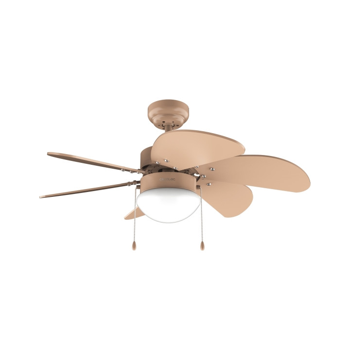 Cecotec EnergySilence Aero 3600 Vision Full Orange Ventilador de Techo con 6 Aspas y Lampara Integrada - 50W - Diametro de 36" -