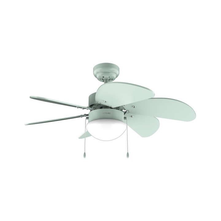 Cecotec EnergySilence Aero 3600 Vision Full Mint Ventilador de Techo con 6 Aspas y Lampara Integrada - 50W - Diametro de 36" - 3