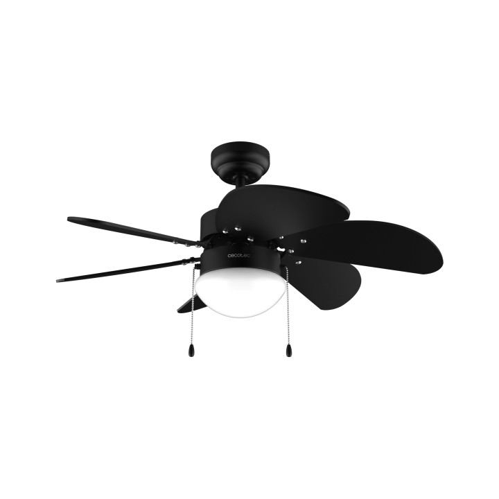 Cecotec EnergySilence Aero 3600 Vision Full Black Ventilador de Techo con 6 Aspas y Lampara Integrada - 50W - Diametro de 36" -