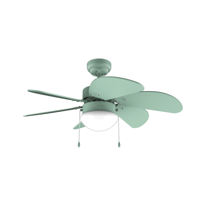 Cecotec EnergySilence Aero 3600 Vision Full Green Ventilador de Techo con 6 Aspas y Lampara Integrada - 50W - Diametro de 36" -