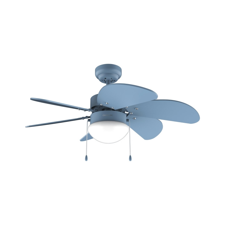 Cecotec EnergySilence Aero 3600 Vision Full Blue Ventilador de Techo con 6 Aspas y Lampara Integrada - 50W - Diametro de 36" - 3