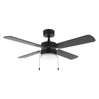 Cecotec EnergySilence Aero 450 FullBlack Ventilador de Techo con 4 Aspas y Luz Integrada - Potencia de 50W - Diametro de 42" - 3