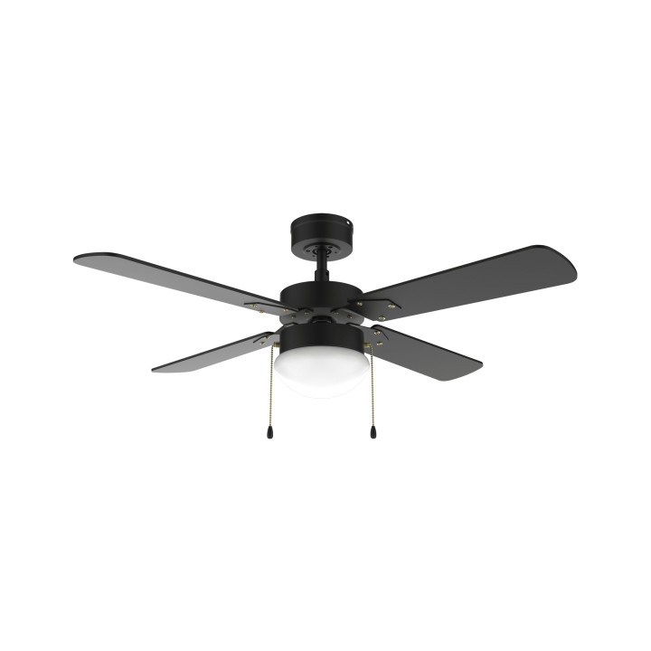 Cecotec EnergySilence Aero 450 FullBlack Ventilador de Techo con 4 Aspas y Luz Integrada - Potencia de 50W - Diametro de 42" - 3