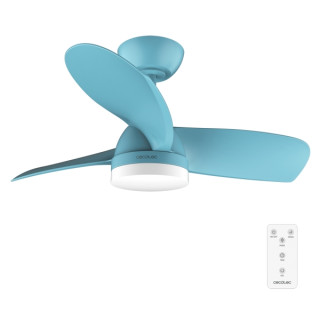 Cecotec EnergySilence Aero 3050 Sky Ventilador de Techo con 3 Aspas y Luz Integrada - 35W - Diametro de 36" - LED de 22W - Tempo