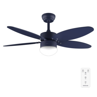 Cecotec EnergySilence Aero 4260 Full Purple Ventilador de Techo con 5 Aspas Reversibles y Luz - 40W - Diametro de 42" - 3 Tonos