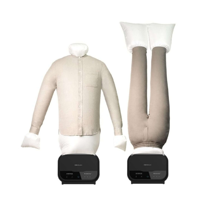 Cecotec IronHero 1200 Maniqui de Secado y Planchado - Potencia de 1200W - Control Tactil - Temporizador Ajustable - Funda 100% A