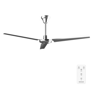 Cecotec EnergySilence Aero 4800 Pro Ventilador Industrial de Techo con 3 Aspas Metalicas - Potencia de 88W - Diametro de 52" - 5