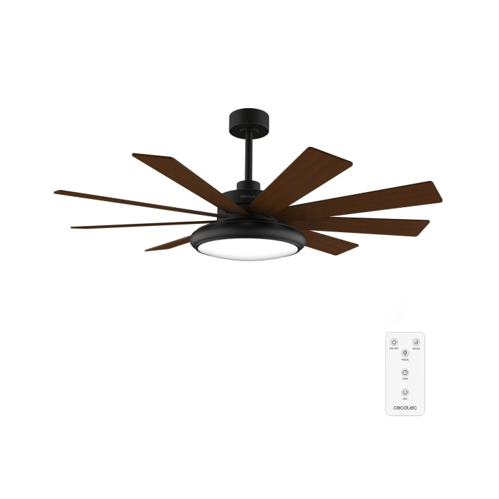 Cecotec EnergySilence Aero 7000 Light Pro Ventilador de Techo con 9 Aspas y Luz Integrada - 35W - Diametro de 70" - Mando a Dist