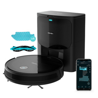 Cecotec Conga 2499 Ultra Home Advanced Robot Aspirador 4 en 1 con Base de Autovaciado - 2100Pa - Navegacion Giroscopica - Contro